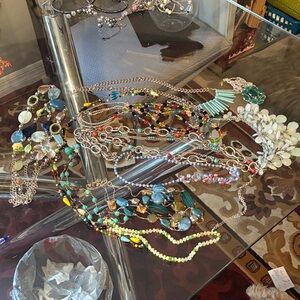 Colorful Women's Jewelry Set of Necklaces